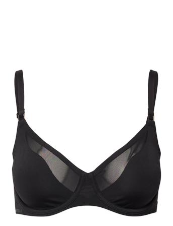 Pure Light Covering Molded Bra Lingerie Bras & Tops Wired Bras Svart CHANTELLE