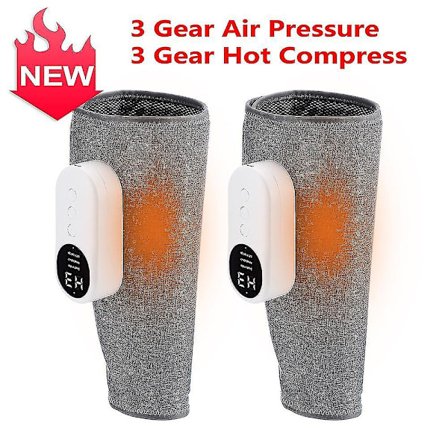 Ny Benmassage med Varme Kompression Blod Cirkulation Elektrisk Lufttryk Kalvemassage Muskelafslapning Ben Pressoterapi-yuhao