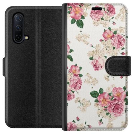 OnePlus Nord CE 5G Lommeboketui Retro Blomster