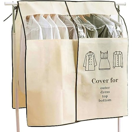 1 st dammskydd klädskydd 90 × 110 cm beige dammskydd