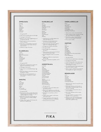 Fika Patterned Kunskapstavlan