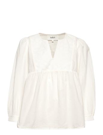 Blouse Ilo Bluse Langermet Creme Ba&sh