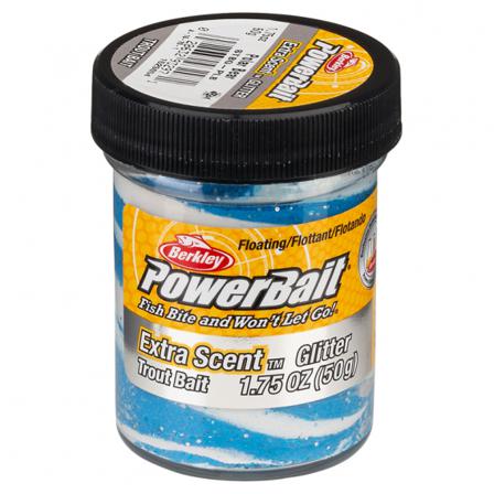 Berkley Powerbait Glitter Trout Bait 50g - Polar Bear
