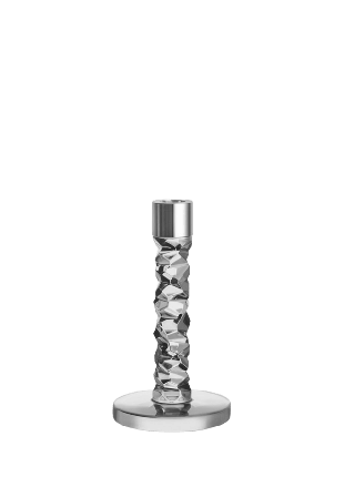 Orrefors Ljusstake Carat Dekoration Grå H: 18.3cm