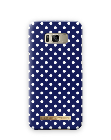 Female Hülle, Galaxy S8 Plus Blue Polka Dots Handyhülle