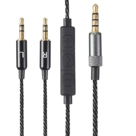 Utskifting av hodetelefonledninger for Sol Republic Master Tracks for HD V8 V10 V12 X3 hodetelefonkabel