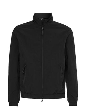 Crinkle Nylon Blouson W. Hood Black Calvin Klein