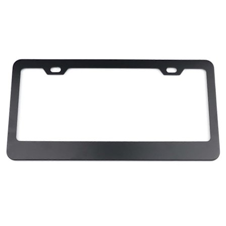 Auton rekisterikilven kehys ruostumaton teräs vedenpitävä ruosteenkestävä musta yleismalli useimpiin autoihin musta