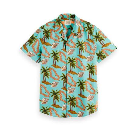 Scotch & Soda Shirt Blå, Herre Skjorter