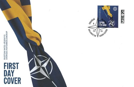 Finland - Sverige i NATO - Førstedagskuvert