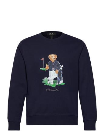 Polo Bear Double-Knit Sweatshirt Sport Men Sport Clothing Sport Sweatshirts & Hoodies Sport Knitwear Navy Ralph Lauren Golf