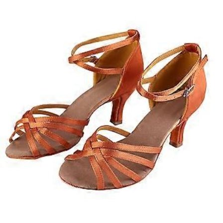 Mørk Farge 38 Myke Komfortable Latin Sko Mote Dansesko for Kvinner