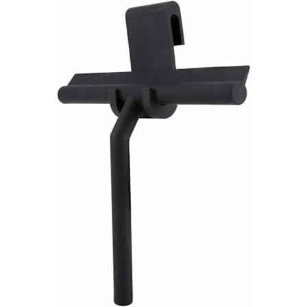 Bruseskraber Rengøringsskraber Gummiblad med holder til spejl Badeværelse Køkken Bilglasdør Sort