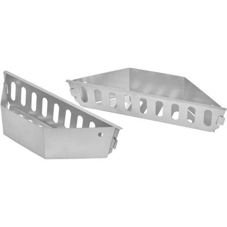 Char-Basket Charcoal för kolgrillar, Charcoal-korgar för direkt och indirekt värme, 2 stycken