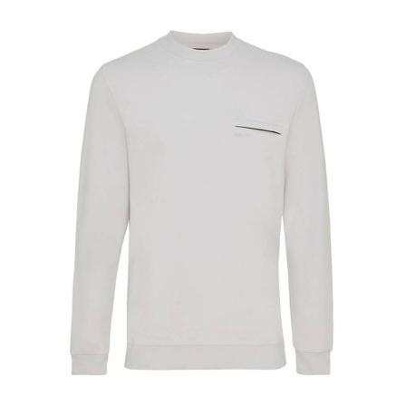 Genti Pullover , Wit , Heren , Maat: XL Hoodies & sweatvesten