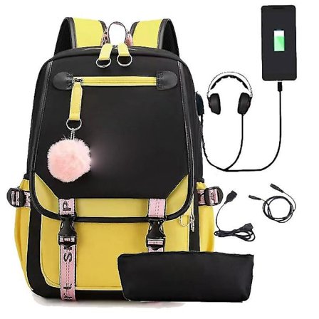 Bts Youth League samme stil casual Oxford klud rygsæk blyant taske skole taske college stil studerende