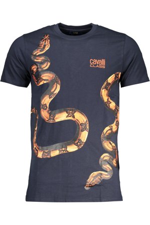 Cavalli Class T-shirt Maniche Corte Uomo Blu
