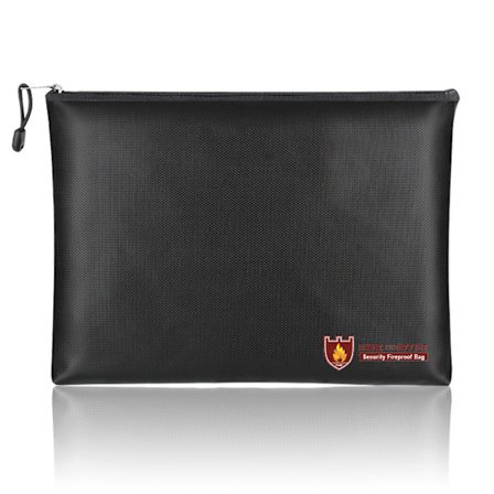 Tulenkestävä asiakirjalaukku, suuri kapasiteetti, henkilötodistus, lasku, asiakirja, vedenpitävä, monitoiminen säilytyslaukku, keskikokoinen 29*20cm