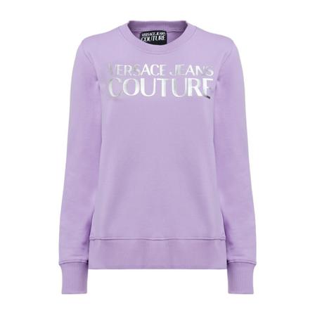 Versace Jeans Couture - Hoodies - Lila - Dam - Storlek: L, Dam, Storlek: L