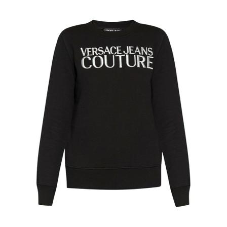 Versace Jeans Couture Sweatshirt with logo Sort, Dame