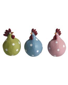 Høne Palette 3 stk Multi - Nääsgränsgården