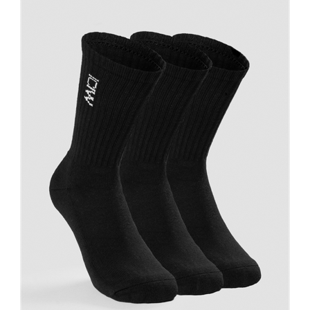 ICANIWILL Training Socks 3-pack, Black