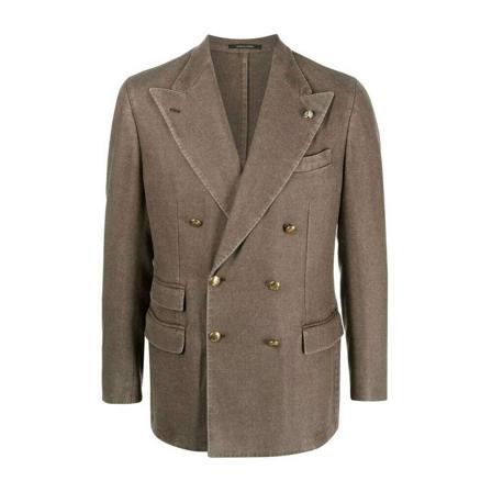 Gabriele Pasini, G. Pasini Jackets Green Brązowy, Mężczyzna, Rozmiar: L