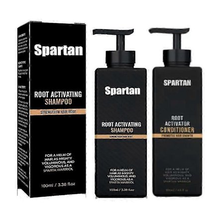 1-3X Spartan Root Activator Shampoo Anti Hårtab Hårvækst Ikke-irriterende Fluffy Nærende Shampoo Hårplejeprodukt