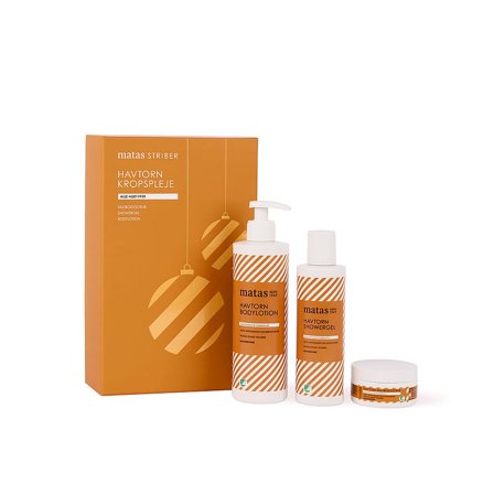 Matas Striber Havtorn Kropspleje Gaveæske, Gaver, Gaveæsker, Matas Gaveæsker