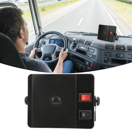 Walkie Talkie Extern Högtalare 8 Ohm 11W Hög Ljud Brusfilter för Bil Mobilradio