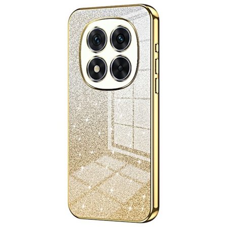SKALO Xiaomi Redmi Note 14 Pro 5G Electroplating Glitter Suojakuori - Kulta