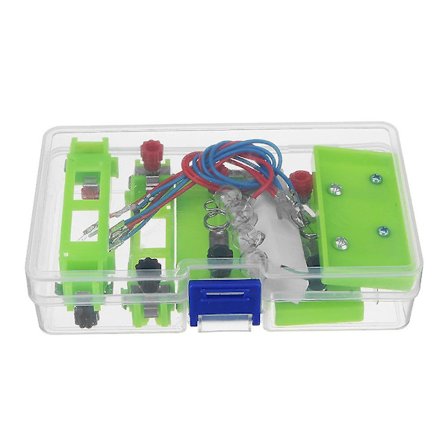 Ljus Liten Lamphållare Glödlampa Batterilåda Sockel Bas Fysisk krets Experimentutrustning