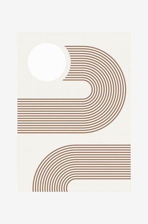 Pelcasa - Affisch Beige Arc - Beige - Posters - Från Homeroom