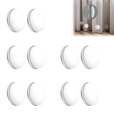 10 kpl suihkuverhon painoja, suihkuverhon magneetit, magneettiset suihkuverhon painot, kiinteä suihku