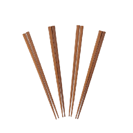 Åhléns Home Ätpinnar SENNA SIAMEA, 4-pack Bestick Brun ONESIZE