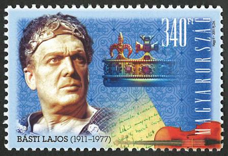 Ungarn - Básti Lajos - Postfrisk frimærke