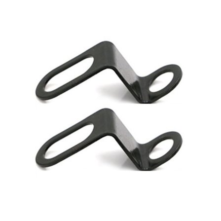 1 par Motorcykel Blinkers Omplaceringsfäste Metall Indikatorlampa Montering Gaffelklämma Motorcykeltillbehör