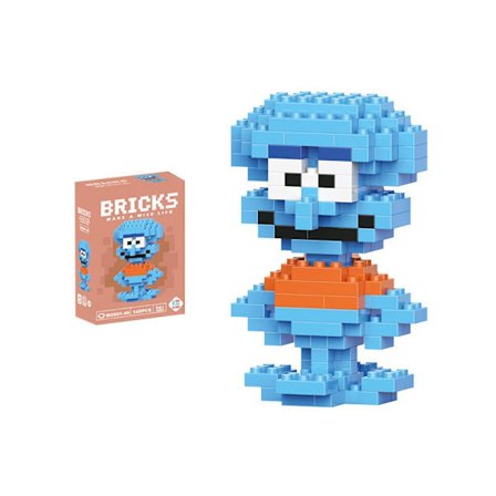 Pedagogisk Byggmodell för Barn, Mikropartiklar, Present Flicka Pojke Puff Figurer Pussel B4G7 Bläckvard Tentakler 1set Bläckvard Tentakler 1set