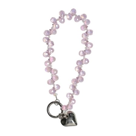 Strawberry crystal Pink 2 chain
