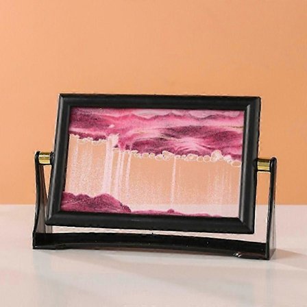 Rotérbart bevægeligt sandkunstbillede boligindretning 3D sandlandskab i bevægelse nyt glas kviksandmaleri