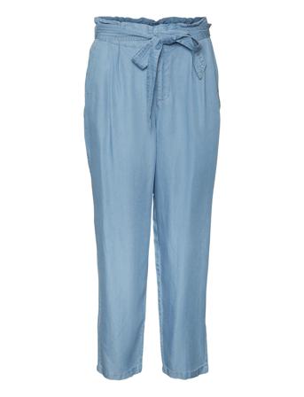 Vmlilianaevany Hr Loose Ankle Pant Ga Bukser Med Lige Ben Blå Vero Moda