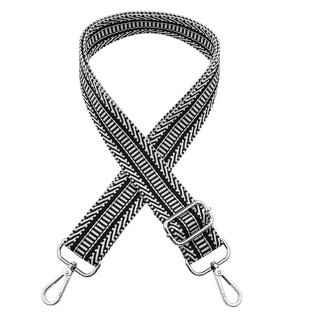 Bred axelrem, justerbar ersättningsbälte gitarr stil crossbody handväska axelrem