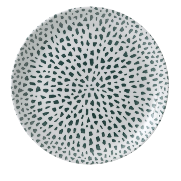 TALLRIK TERRAZZO GRÖN