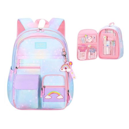 Skolväskor Studentryggsäck BLÅ L blå