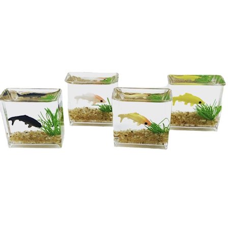 Miniature Fish Tank Aquarium Dollhouse SQUARE SQUARE