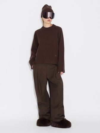 Holzweiler Wool Crew - Dk. Brown - Women's - XS