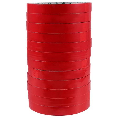 12 stk Forseglingstape for poser Bindingstape for supermarkeder Bindemaskin Tape for poseforseglere Pakketape