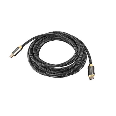 Ultra HD HDMI-kabel V2.0 2K x 4K 1~10m Zink-legering Hög hastighet Ethernet HDTV 5 meter