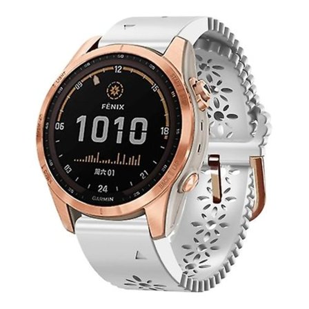 Til Garmin Fenix ​​7s / 6s / 5s Quick Release Lace Silikone Urbånd