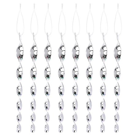 8 st användbara fågelskrämmestavar spiral fågelskrämma stång fågelskrämma fåglar skrämmande stavar